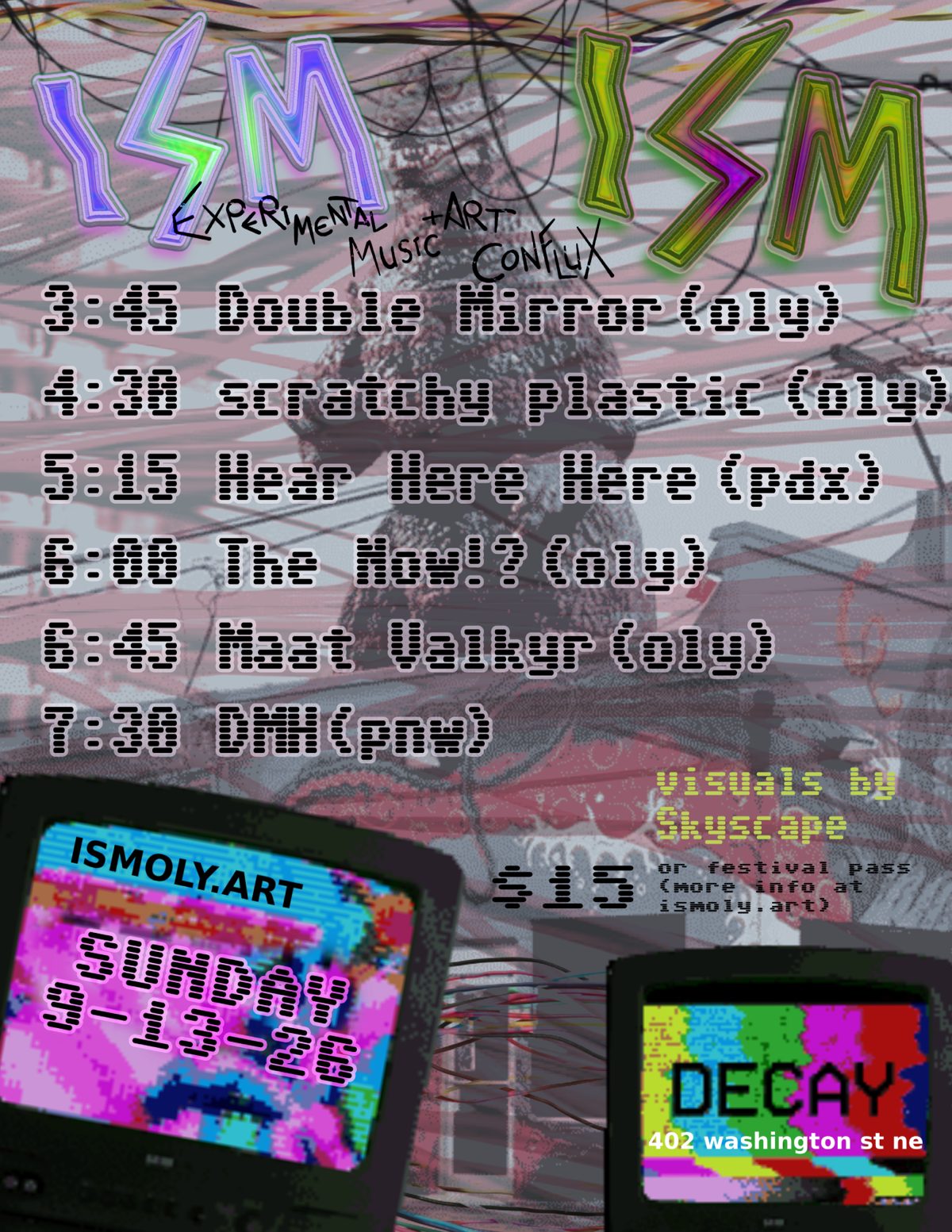 Flyer for ISM Festival