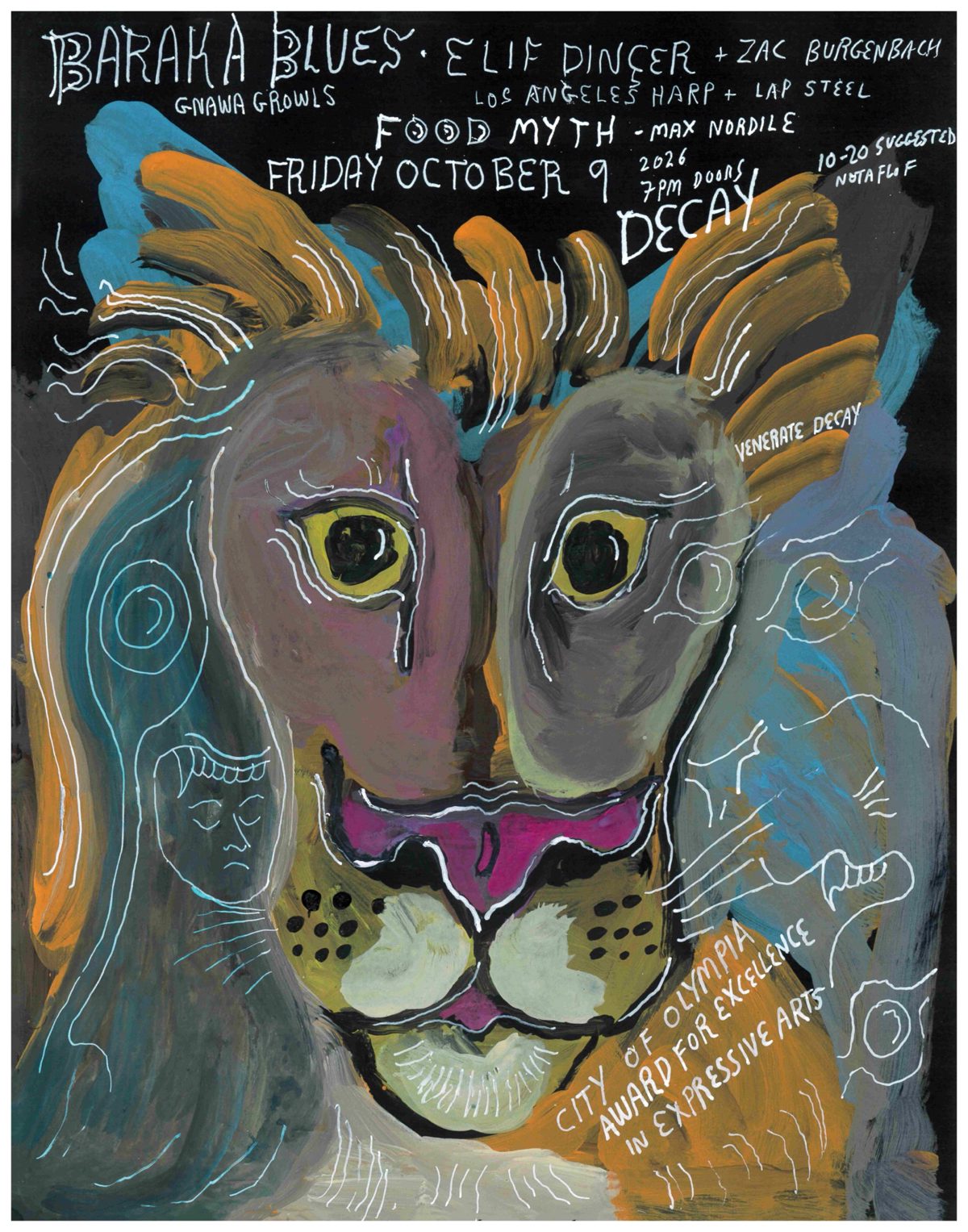 Flyer for Other Tunings: Zac Burgenbauch + Elif Dinçer